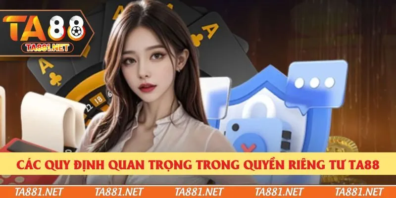 Các quy định quan trọng trong quyền riêng tư Ta88