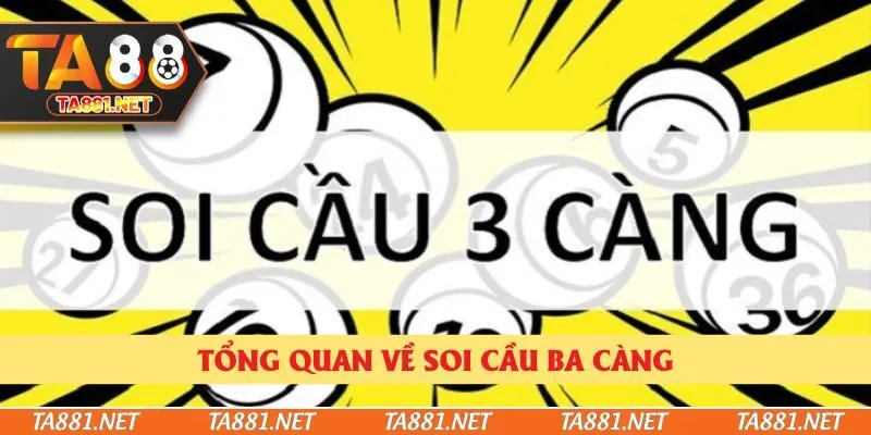 Tổng quan về soi cầu ba càng